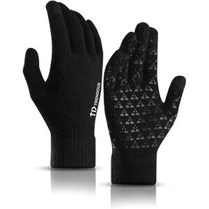 Winter Gloves for Men Women‎ Upgraded Touch Screen Cold Weather Warm Knit Glove